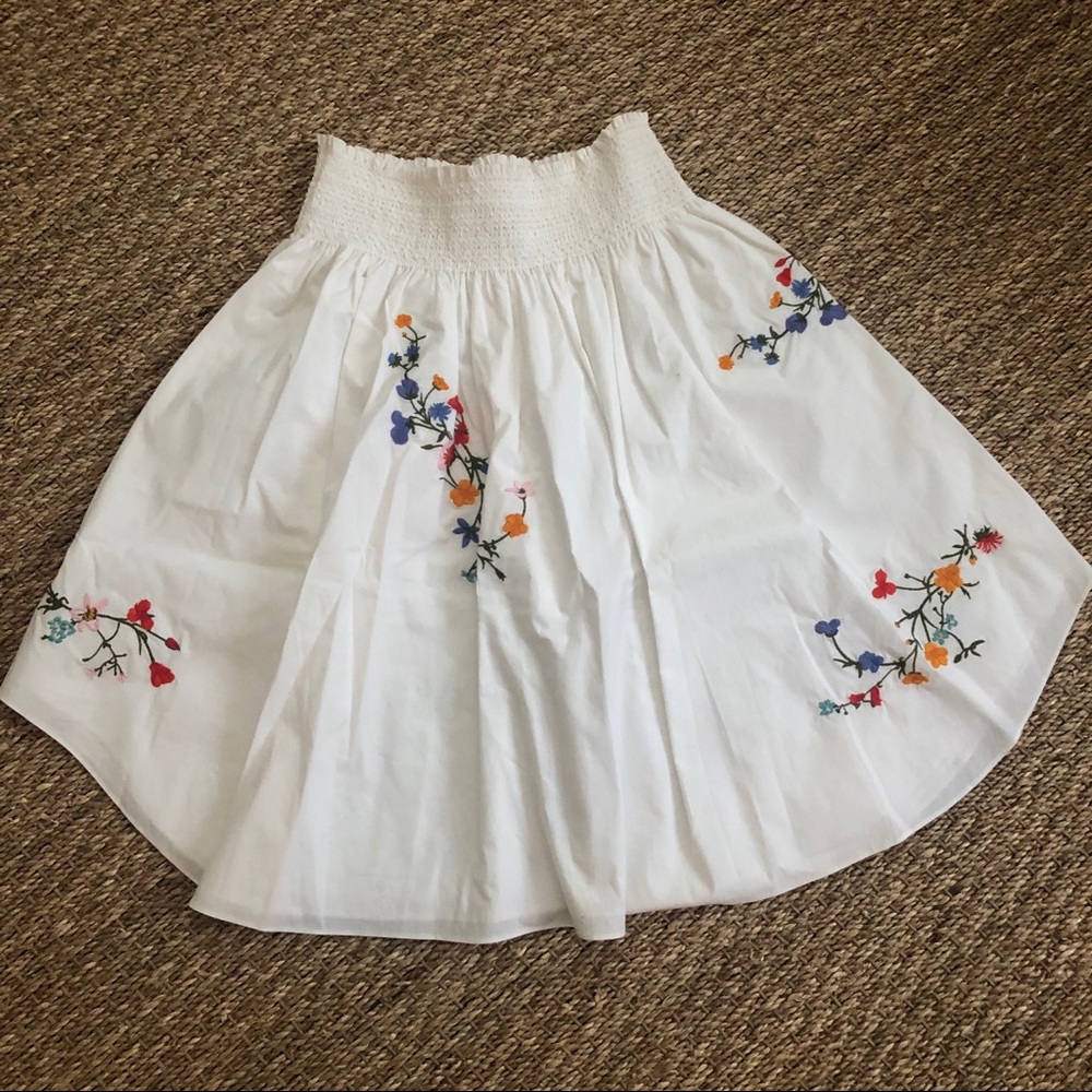 Tory Burch Floral Knee Length Skirt